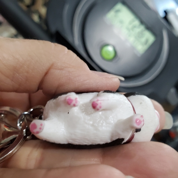 BOY Cat 🐈‍⬛ Keychain So Cute L👀K New - Picture 5 of 7